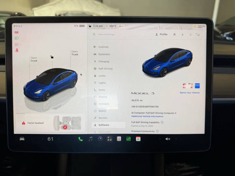 tesla model 3 2023 5YJ3E1EA8PF580759 image tesla model 3 2023 5YJ3E1EA8PF580759 image